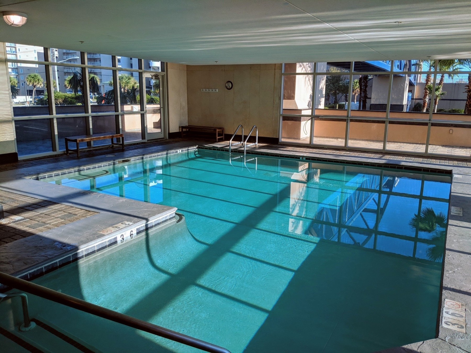 Crystal Tower indoor swimming pool
